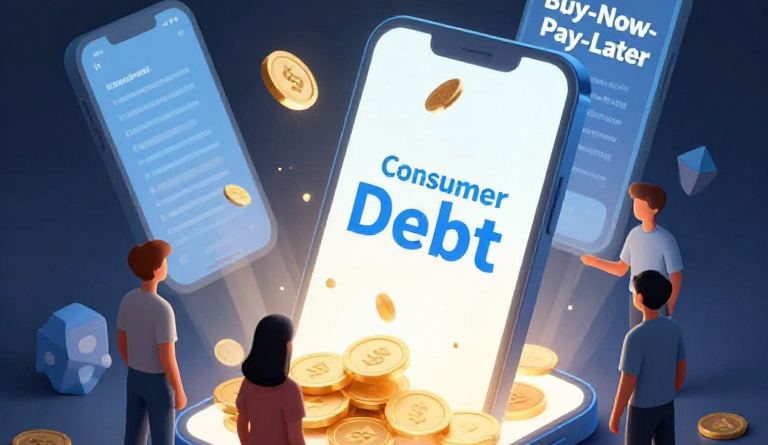 Youth BNPL debt concept