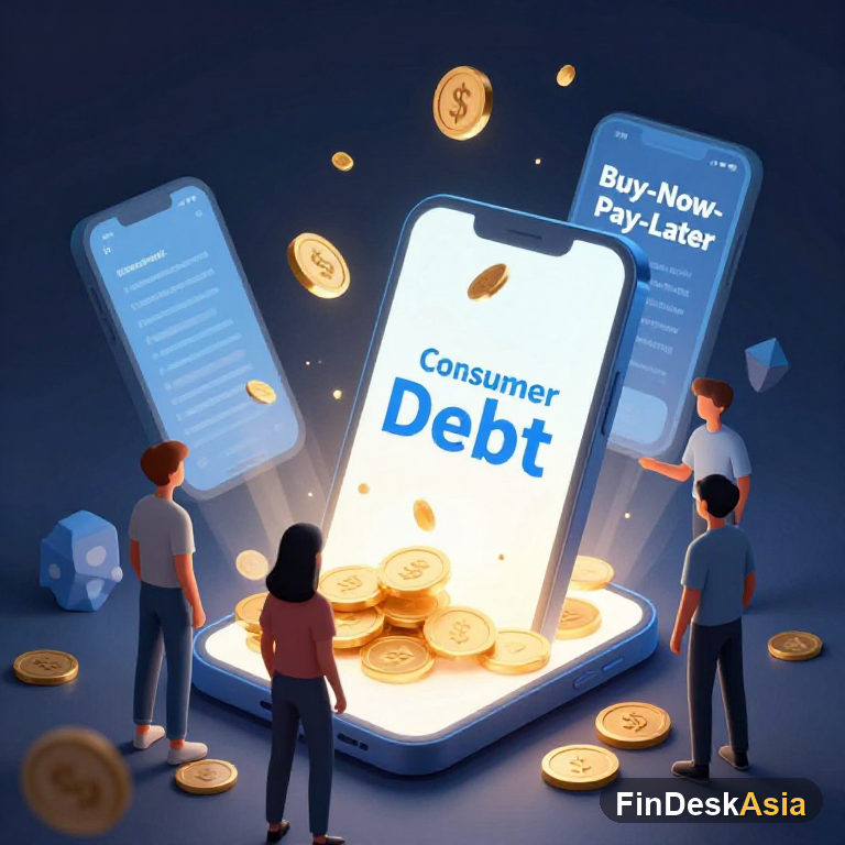 Youth BNPL debt concept