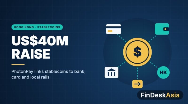 Illustration of a stablecoin linked to cards, wallets, banks and local payouts for PhotonPay’s US$40 million raise